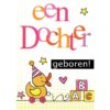 Wenskaarten Geboorte dochter pak a 10 st | Merkloos