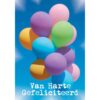 Wenskaarten Gefeliciteerd pak a 10 stuks | Merkloos