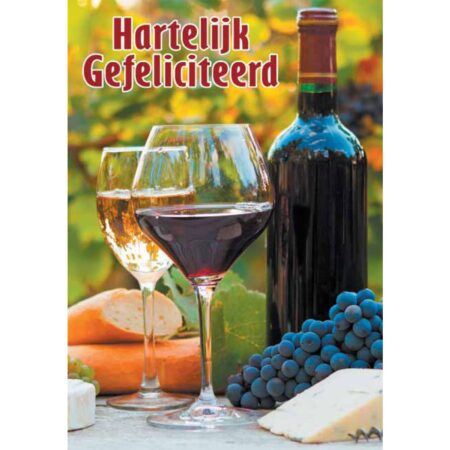 Wenskaarten Gefeliciteerd pak a 10 stuks | Merkloos