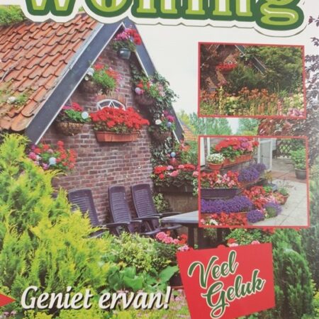 Wenskaarten Nieuwe Woning pak a 10 stuks | Merkloos