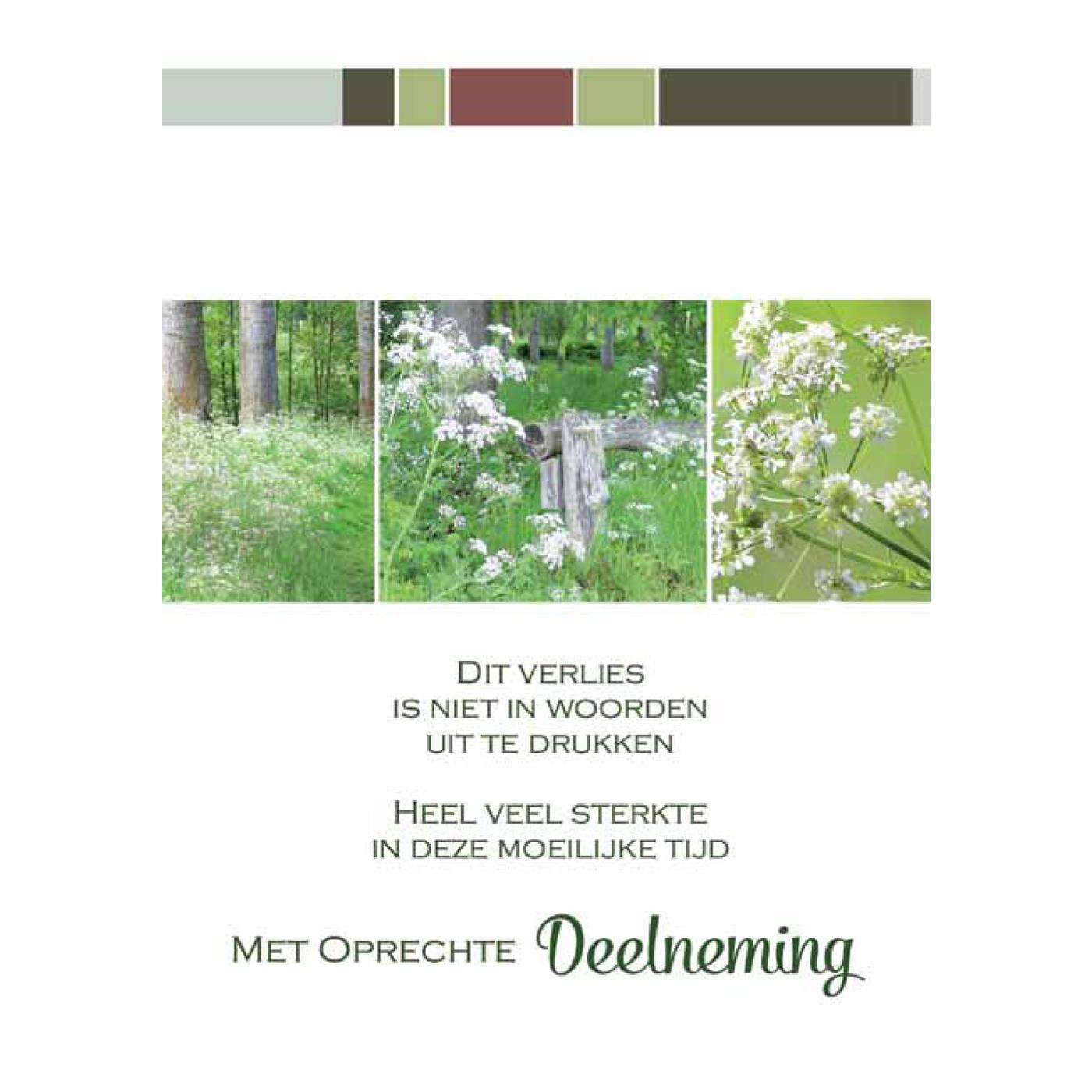 Wenskaarten Rouw pak a 10 stuks | Merkloos