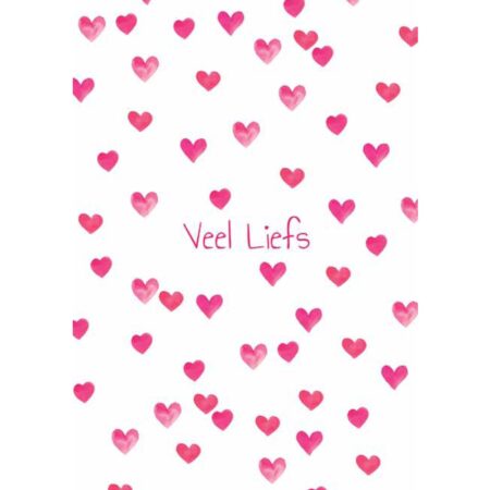 Wenskaarten veel liefs10 stuks | Merkloos