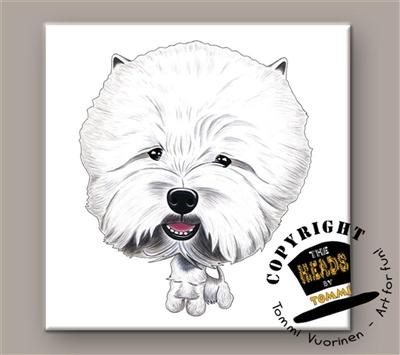 West Highland White Terrier tegeltje | The Heads