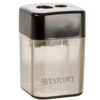 Westcott Puntenslijper dubbel zwart | Westcott