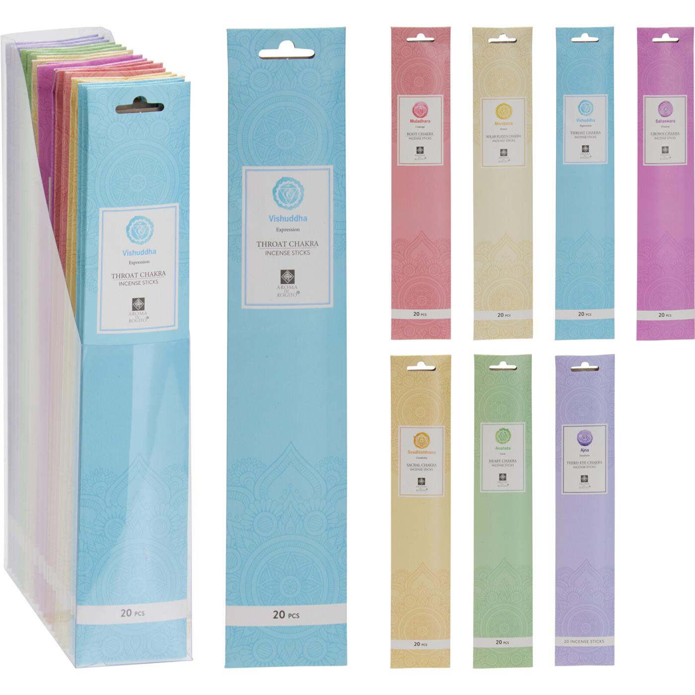 Wierookstokjes set van 20 stuks | Merkloos