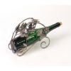 Wijnfleshouder traditioneel met vlinders | DecoImport