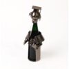 Wijnfleshouder vrouw geslaagd voor bul | DecoImport