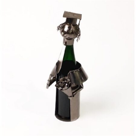 Wijnfleshouder vrouw geslaagd voor bul | DecoImport