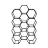 Wijnrek Salbris 12 flessen zwart | Light & Living