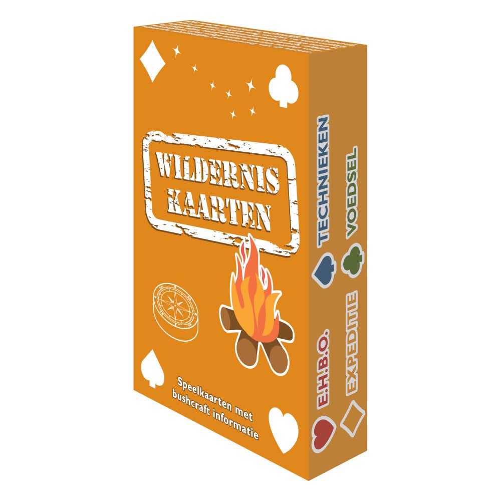 Wilderniskaarten - Wildernis - Speelkaarten + Mini Survival Gids | wilderniskaarten