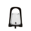 Windlicht Anosy glas hout zwart M |