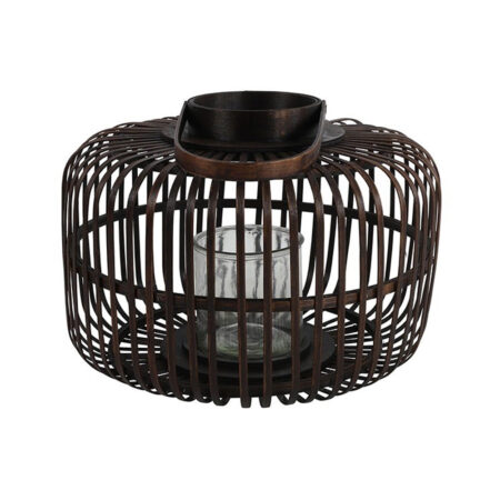 Windlicht Jayna bruin L |