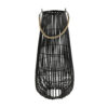 Windlicht Madia zwart L |