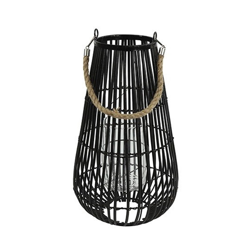 Windlicht Madia zwart M |