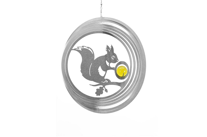 Windspinner Eekhoorn rvs / Blinq Art | Blinq Art