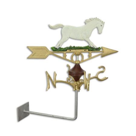 Windvaan wit Paard | DecoImport