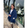 Wintersjaal met zakken blauw | Belpo Leather Care