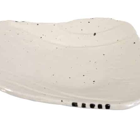Wit Bord - Large Plates - Organisch Design - 21 x 17cm | Tokyo Design Studio