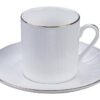 Wit Gouden Porseleinen Onderzetter - Nippon White - 11.5cm 100ml | Tokyo Design Studio