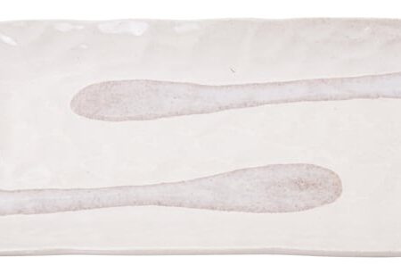 Wit Rechthoekig Bord - Minoyaki - 31 x 17 cm | Tokyo Design Studio