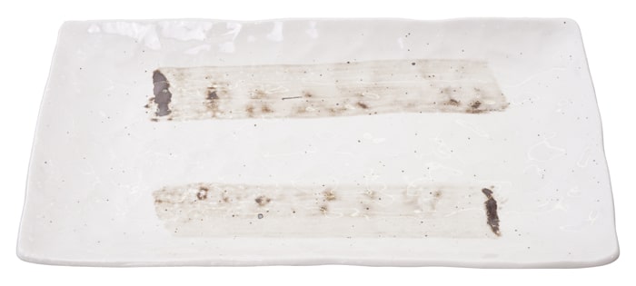 Wit Rechthoekig Bord - Minoyaki - 31 x 17 cm | Tokyo Design Studio