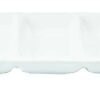 Wit Rechthoekig Bord - White Series - 3-delig - 17 x 7 x 3 cm | The Oriental Selection