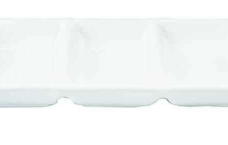 Wit Rechthoekig Bord - White Series - 3-delig - 17 x 7 x 3 cm | The Oriental Selection