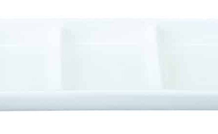 Wit Sausbord - White Series - 3-delig - 20.5 x 8.25cm | The Oriental Selection