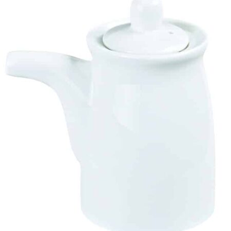 Wit keramisch sojasaus kannetje - White Series - 190ml 12x7cm | The Oriental Selection