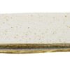 Wit/Bruin Rechthoekig Bord - The Oriental Shop - 28 x 11.3 cm