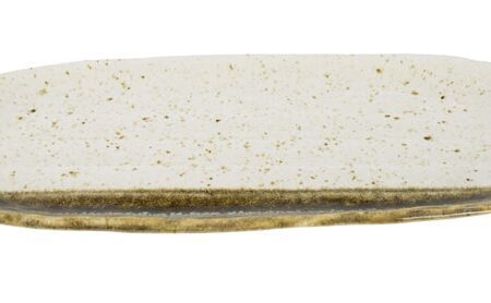 Wit/Bruin Rechthoekig Bord - The Oriental Shop - 28 x 11.3 cm | Tokyo Design Studio