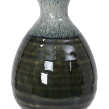 Wit/Groene Sakefles - Keramiek - 8 x 12.5 cm | Tokyo Design Studio