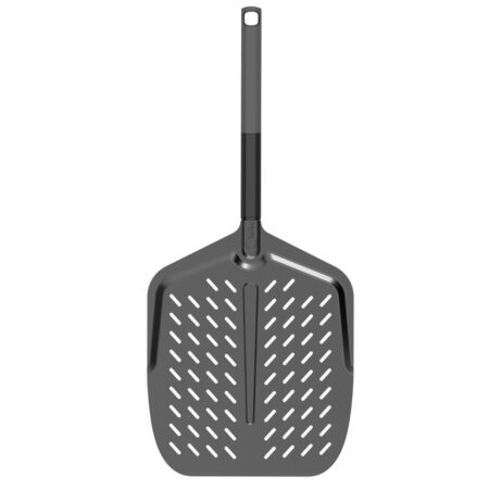 Witt Soft Grip- Black premium pizzaschep met gaten - 12 Inch | Witt