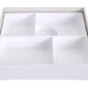Witte Bento Box - Lacquerware - 25.5 x 25.5 cm | Tokyo Design Studio