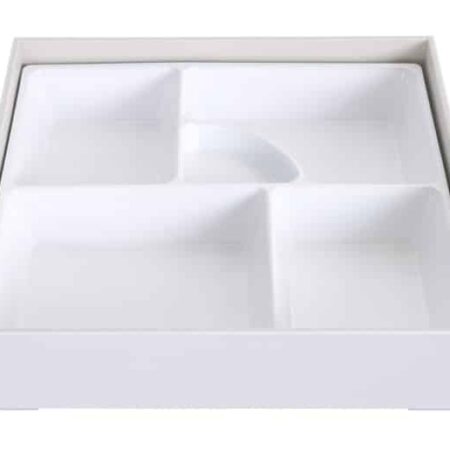 Witte Bento Box - Lacquerware - 25.5 x 25.5 cm | Tokyo Design Studio