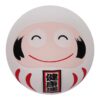 Witte Daruma Pop - Traditioneel Japans Gelukssymbool - 6 x 6 x 6cm | Tokyo Design Studio