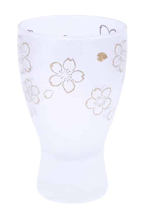 Witte Glazen Sakeset - Sakura Collectie - 100ml - 5.6 x 5.5 x 9cm | Tokyo Design Studio