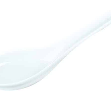 Witte Keramische Lepel - White Series - 13.5 x 4 cm | The Oriental Selection