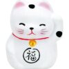 Witte Lucky Cats Figuur - Maneki Neko - 5.2cm | Tokyo Design Studio