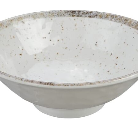 Witte Melamine Saladekom - Tokyo Design Studio - 700ml - 21.3x7.8cm | Tokyo Design Studio