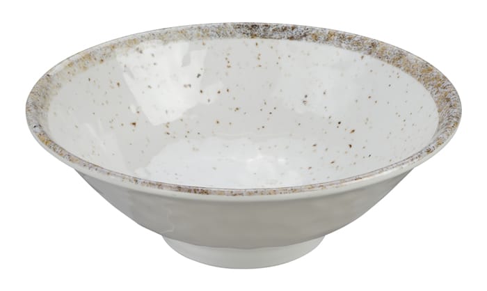 Witte Melamine Saladekom - Tokyo Design Studio - 700ml - 21.3x7.8cm | Tokyo Design Studio