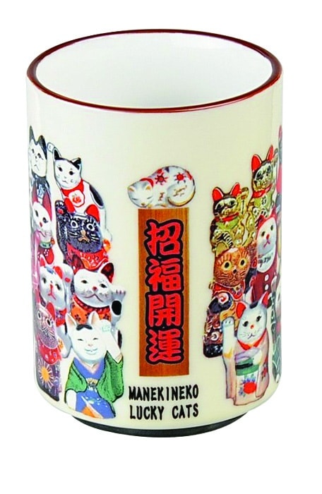 Witte Mok - Kawaii Cat - 300ml - 7.5 x 10cm | Tokyo Design Studio