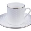 Witte Onderzetter met Gouden Rand - Nippon White - 11.5cm 100ml | Tokyo Design Studio