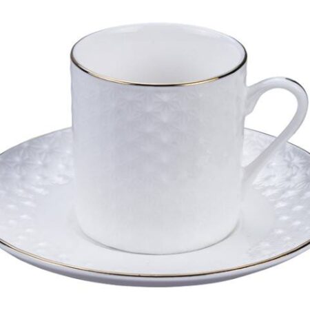 Witte Onderzetter met Gouden Rand - Nippon White - 11.5cm 100ml | Tokyo Design Studio