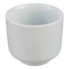 Witte Porseleinen Sakekop - 180ml 7.8 x 6.8 cm | Tokyo Design Studio