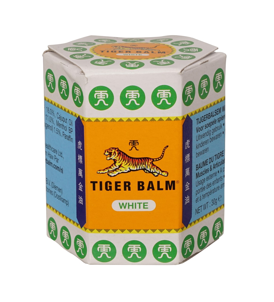 Witte Tijgerbalsem - 30g - Traditionele Aromatische Balsem | Geen Merk