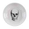 Witte keramische kom - Skull Design - 11 x 3 cm | Homelab