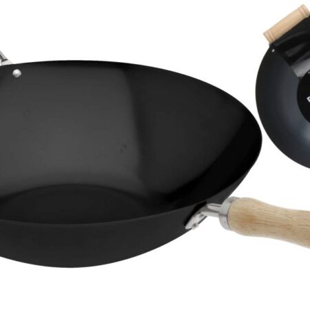Wok 35 cm nonstick met extra handvat | Z