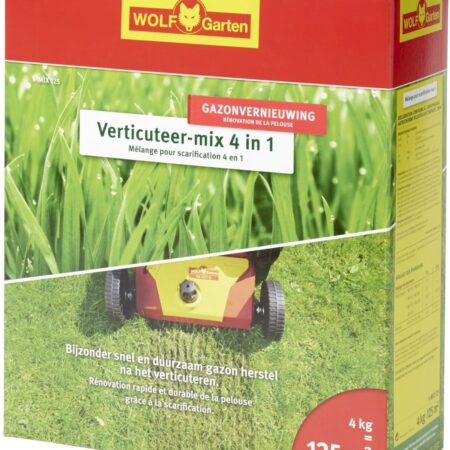 Wolf-Garten Verticuteren 4-in-1 mix graszaad - 4 kg | Wolf-Garten