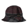 Wollen hoed Carlin Trench Bordeaux | Barbour